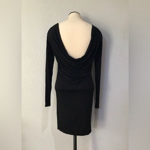 Lulus Black Bodycon Mid length Dress, Size XS
